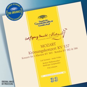 Mozart: Coronation concerto K537, Concerto for 2 Pianos K365, Rondos K382 & 386
