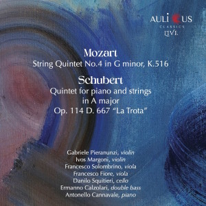 Gabriele Pieranunzi的專輯Mozart: String Quintet No. 4 in G Minor, K. 516 - Schubert: Quintet For Piano And Strings in A Major, Op. 114 D. 667 "La Trota" (Live)