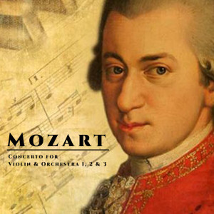 Album Mozart, Concerto for Violin & Orchestra 1, 2 & 3 from Leningrad Soloists