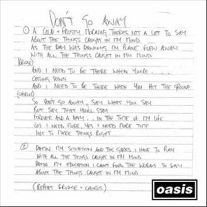 收聽Oasis的Don't Go Away (Mustique Demo)歌詞歌曲
