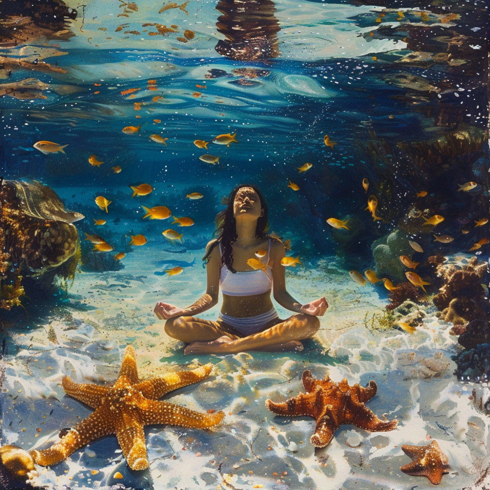 Corriente Relajante Para Un Ambiente De Yoga