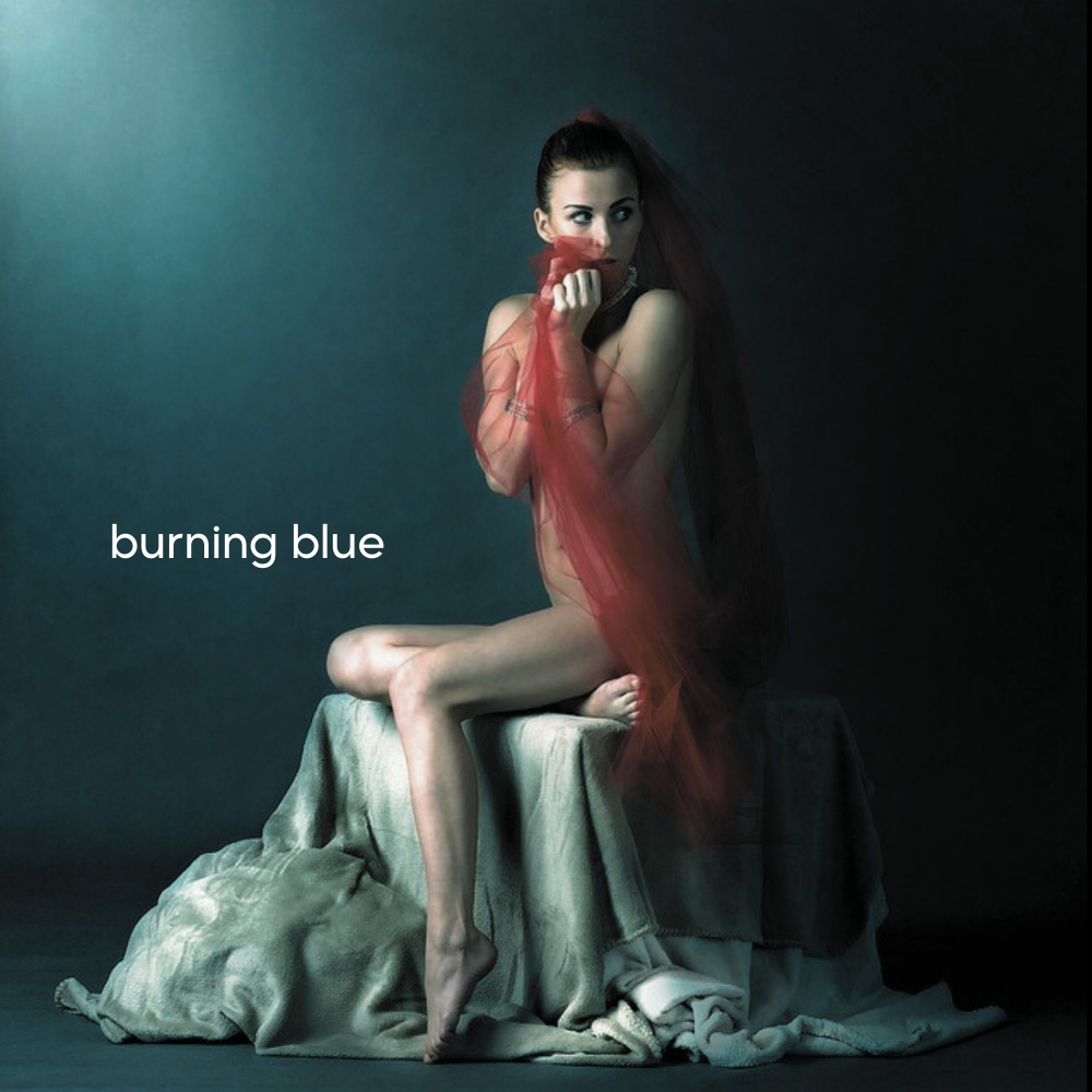 burning blue