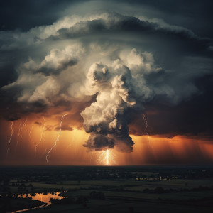 Koshi Chimes Relax的專輯Thunder's Serene Echo: Calming Storm Sounds for Relaxation