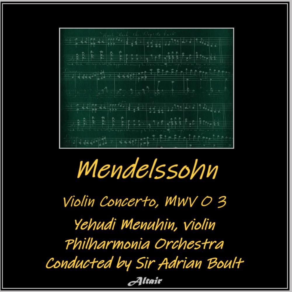Violin Concerto in D Minor, MWV O 3: III. Allegro