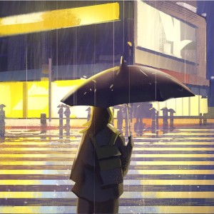 Listen to it's raining song with lyrics from Kioshi