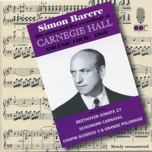 Simon Barere的專輯Live Recordings at Carnegie Hall, Vol. 4 (1949)