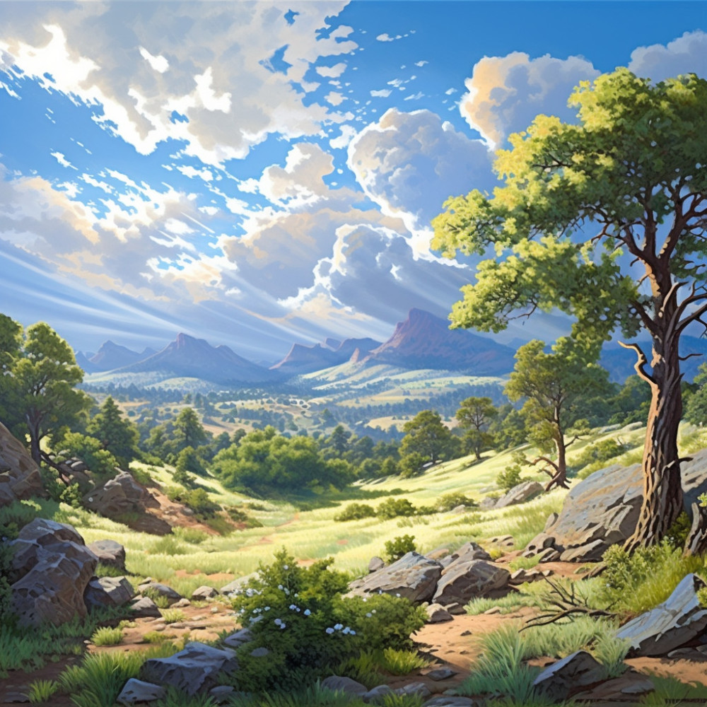 Calm Forest Oasis