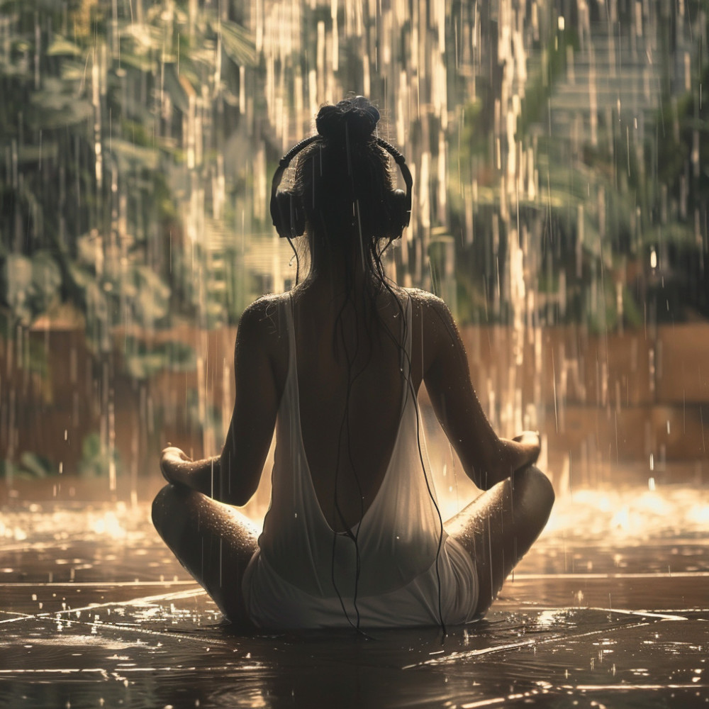Yoga Peace in Rain