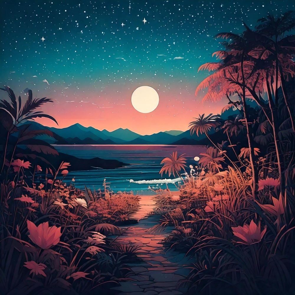 Gentle Lofi Echoes Through Night