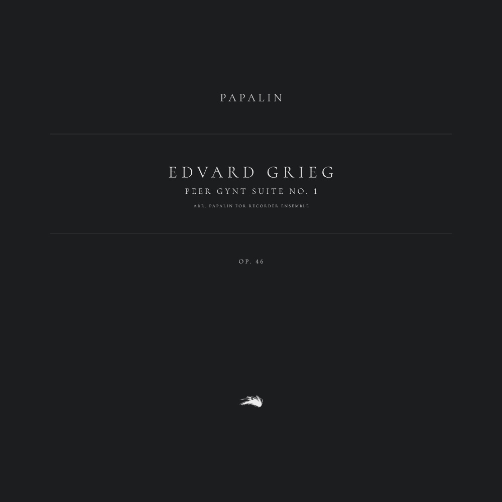 2. Death of Åse (Arr. Papalin for Recorder Ensemble)