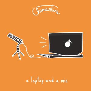 a laptop and a mic (Explicit)