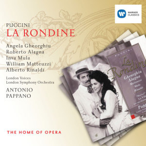 ดาวน์โหลดและฟังเพลง La rondine, Act 2: "Rambaldo! … Ah! M'aiutate!" (Prunier, Magda, Lisette, Ruggero, Rambaldo, Chorus) พร้อมเนื้อเพลงจาก Antonio Pappano