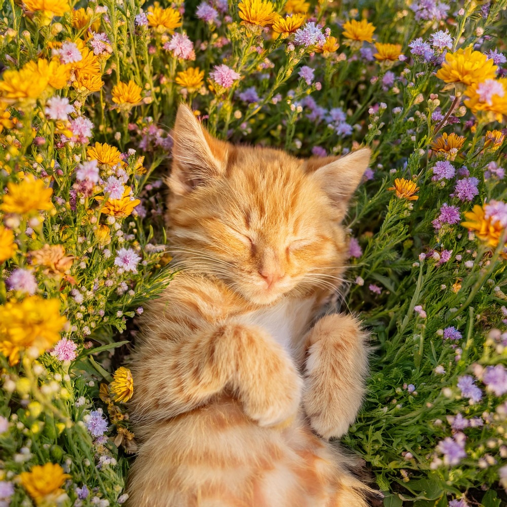Descanso Silencioso De Felinos