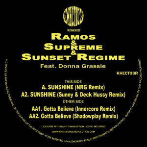อัลบัม Sunshine Remixes ศิลปิน Ramos & Supreme & Sunset Regime