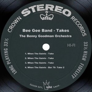 The Benny Goodman Orchestra的專輯Bee Gee Band - Takes