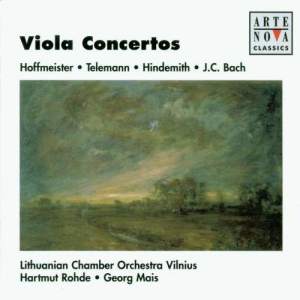 อัลบัม Hoffmeister/Telemann/Hindemith/J.C. Bach: Viola Concertos ศิลปิน Hartmut Rohde