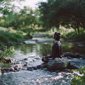 Relaxing Zen Music Therapy的專輯Relaxing River Sounds: Binaural Rhythms