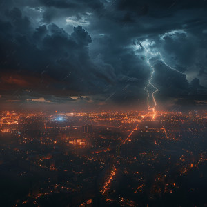 Sleep Therapy Radio的專輯Nighttime Thunder: Music to Calm and Sleep