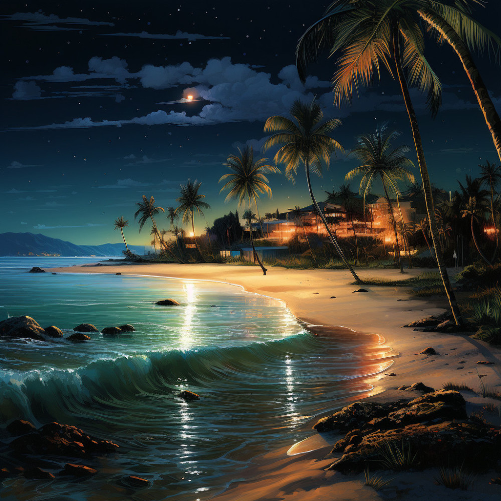 Starry Shoreline Slumber