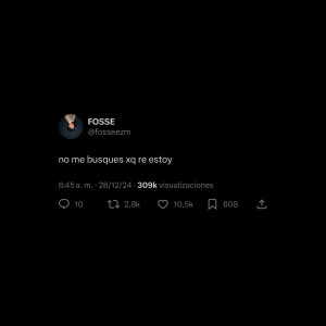 Fosse的專輯no me busques xq re estoy