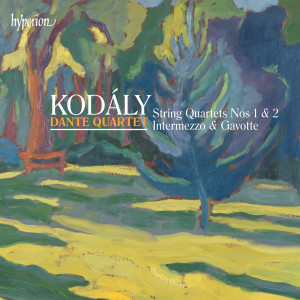 Dante Quartet的專輯Kodály: String Quartets Nos. 1 & 2; Intermezzo & Gavotte