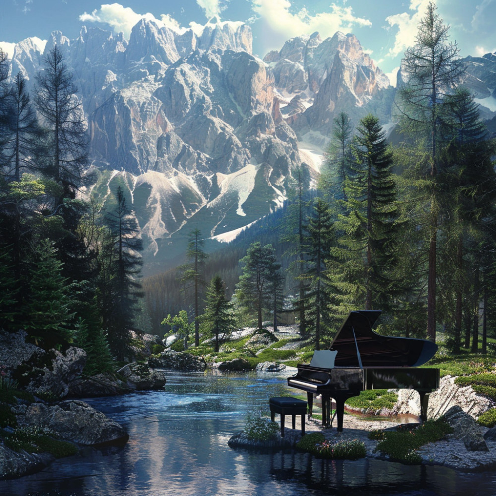 Piano En Resplandor De Playa