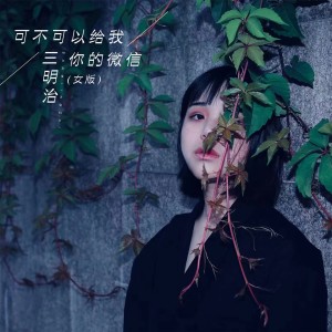 Dengarkan lagu 可不可以给我你的微信 (女版) nyanyian 三明治 dengan lirik