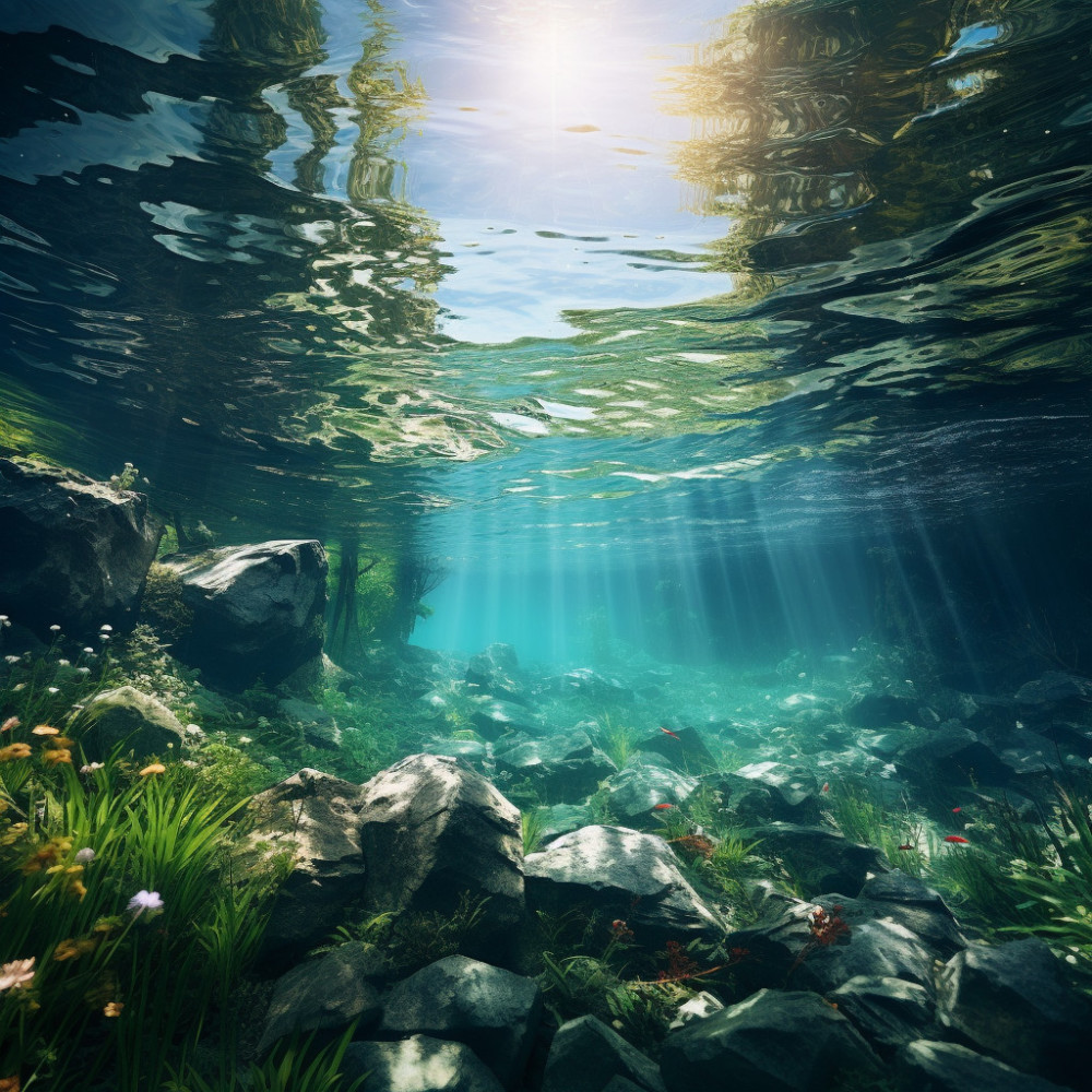 Tranquil Waters Flow Golden
