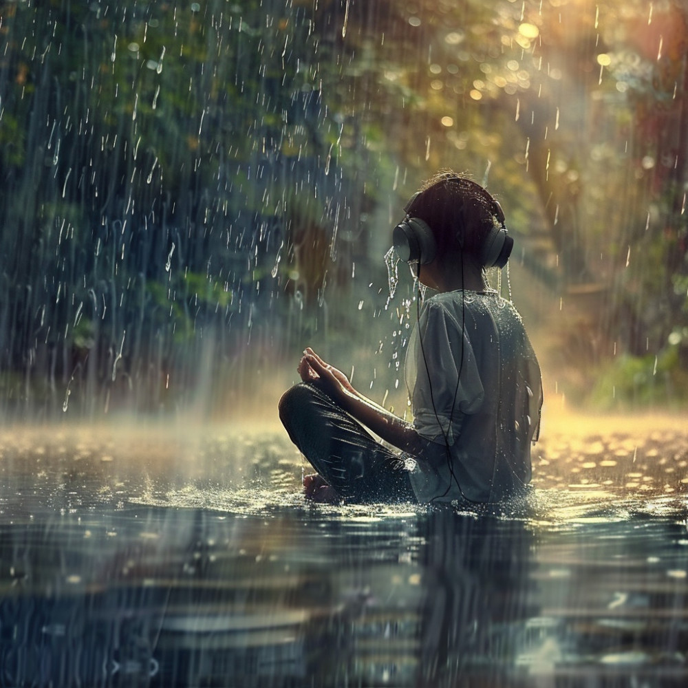 Rain Relaxation Binaural Echo