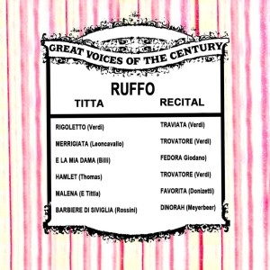Italian Festival Symphony Orchestra的專輯Great Voices of the Century: Titta Ruffo