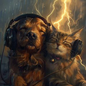 Calming Music For Pets的專輯Thunder Companion: Music for Pet Relaxation
