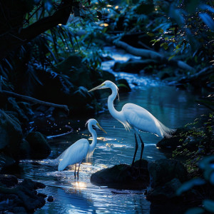 อัลบัม Gentle Binaural Relaxation in Nature with Creek and Birds ศิลปิน Natural Rain Sounds for Sleeping