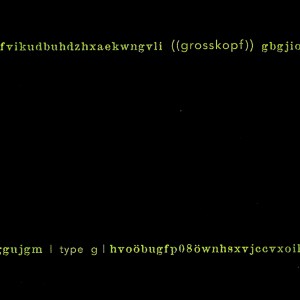 Grosskopf的專輯Type: G