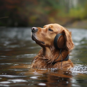 อัลบัม Dog River Retreat: Soothing Water Melodies ศิลปิน Waterfall Sounds