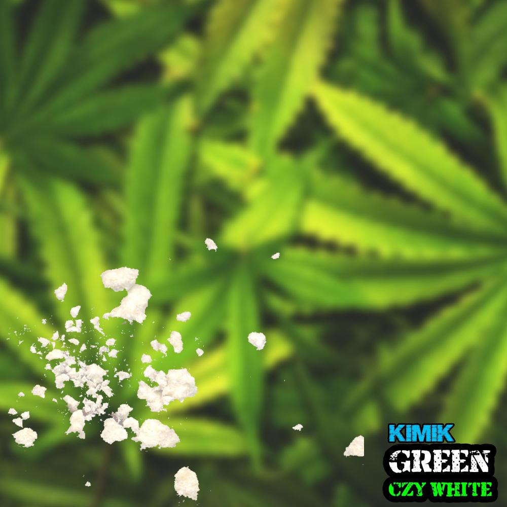 GREEN CZY WHITE