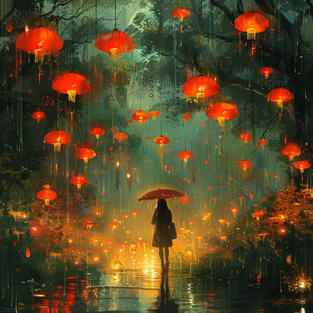Viaje De Música De Lluvia