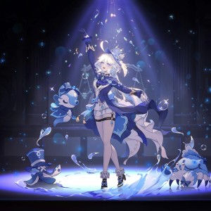 Listen to 轻涟 La vaguelette (cover: HOYO-MiX) (完整版) song with lyrics from 胜雪
