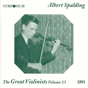 Albert Spalding的專輯The Violin, Vol. 13 (1936, 1938)