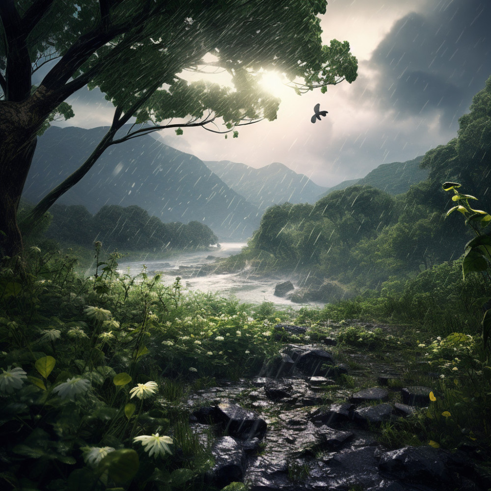 Binaural Beats for Rainy Night Dreams