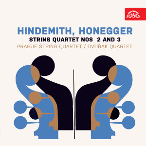 Hindemith, Honegger: String Quartet Nos. 2 & 3 dari Prague String Quartet