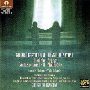 Ensemble Contrechamps的專輯Castiglioni: Liedlein & Cantus planus - Donatoni: Arpège & Madrigale