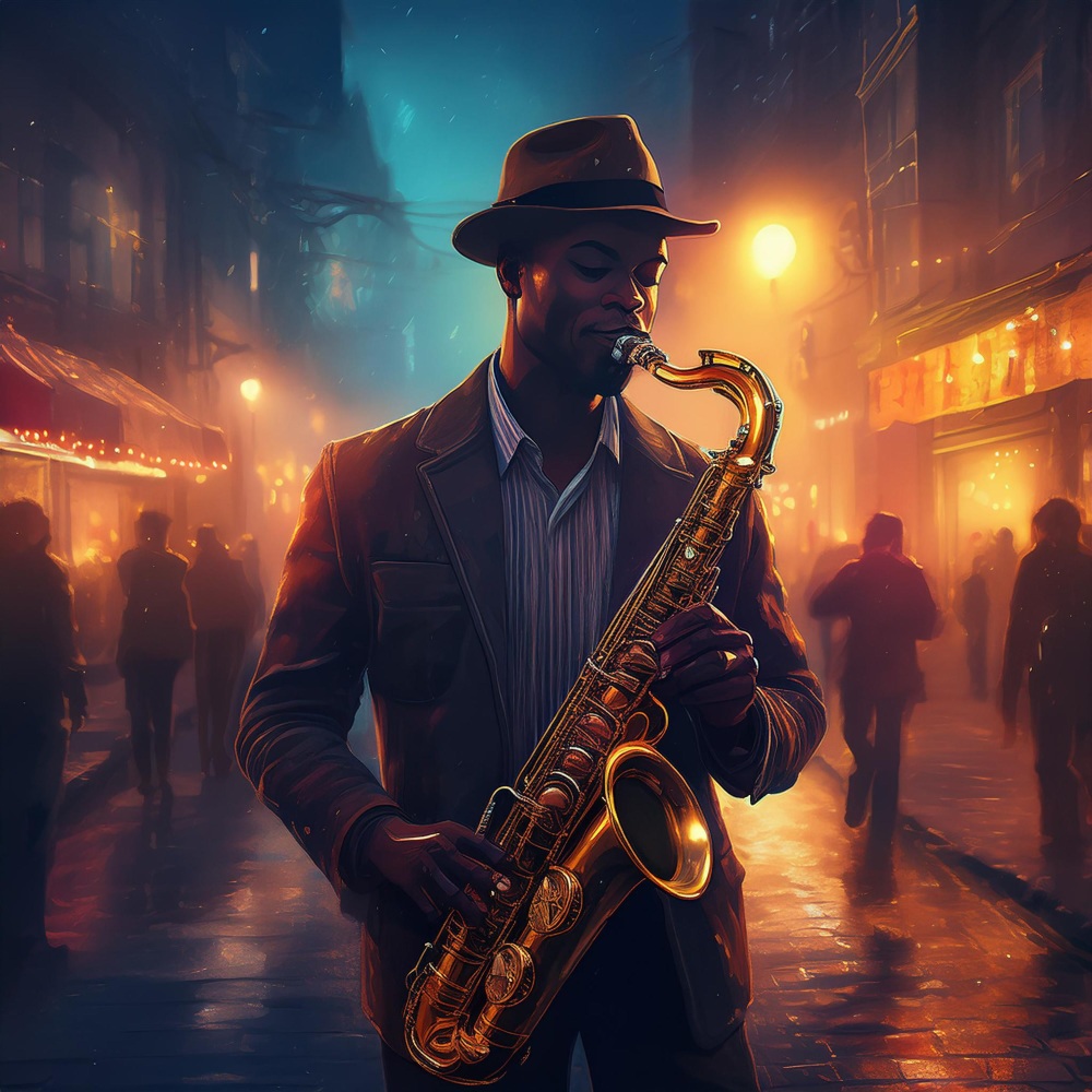 Lounge De Jazz Al Anochecer
