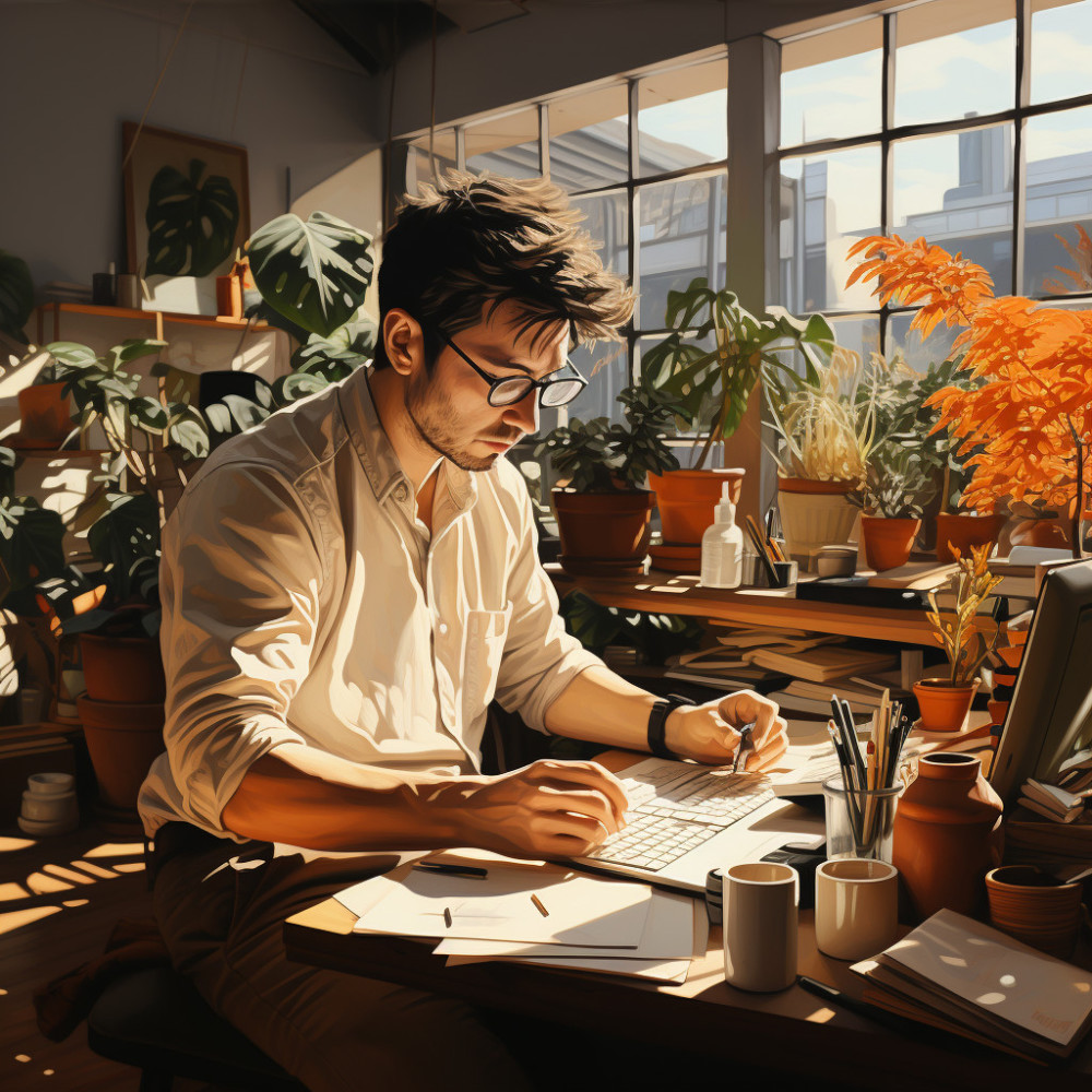 Melodías Tranquilas Del Escritorio