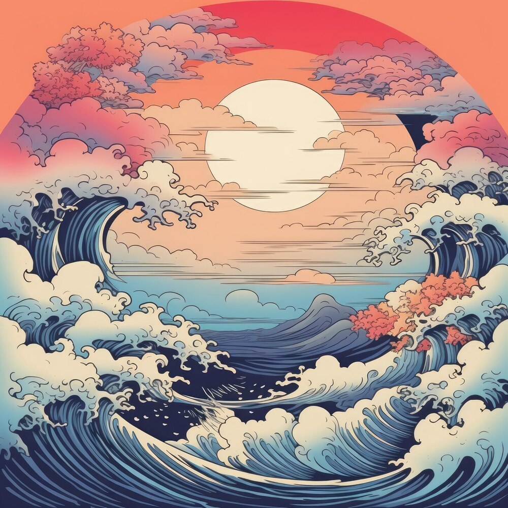 where ocean meets sky