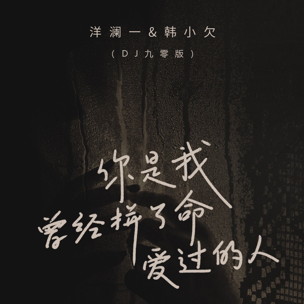 你是我曾经拼了命爱过的人 (DJ九零版伴奏)
