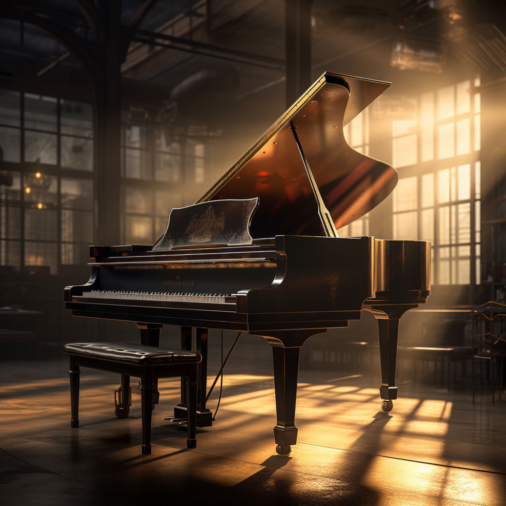 Piano's Focused Melodic Whisper