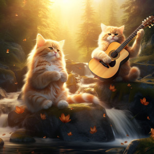 Album Music's Blaze of Feline Delight: Harmonious Tunes for Cats from Kitten Music Therapy