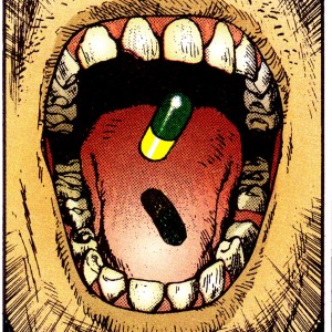 Dengarkan lagu Happy Pills nyanyian Monom dengan lirik