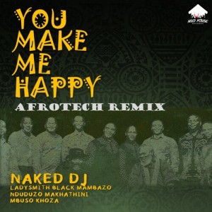 Listen to You Make Me Happy (Afrotech Remix) song with lyrics from Naked DJ