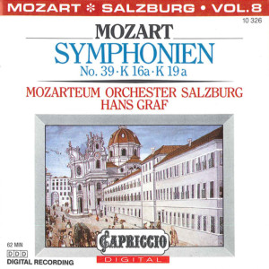Hans Graf的專輯Mozart: Symphonien No. 39, K. 16a, K. 19a